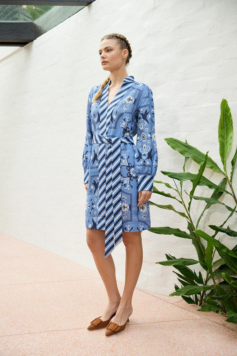Skye Bird Dress | Blue