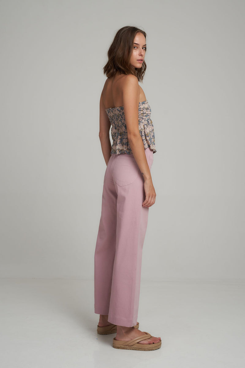 Molly Cotton Pant | Orchid