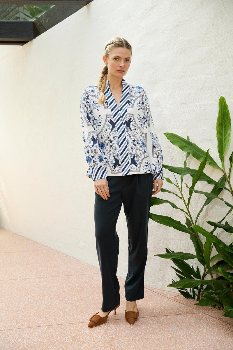 Skye Bird Blouse | White