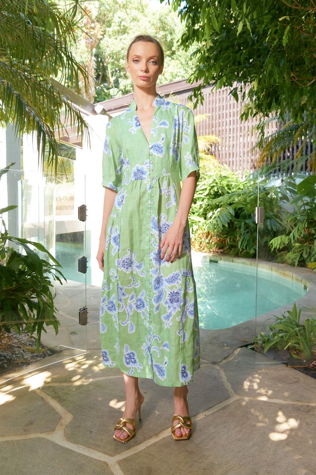 Tilda Sundance Ankle Dress | Green