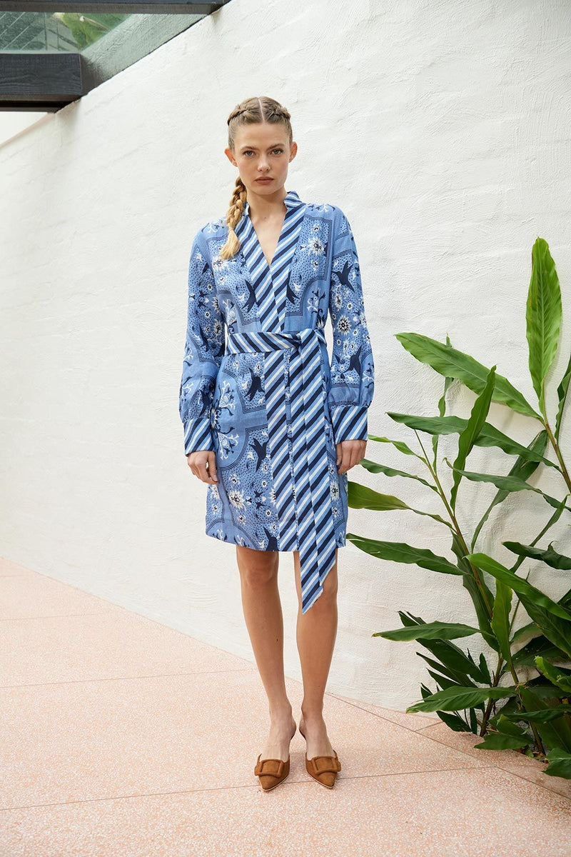 Skye Bird Dress | Blue