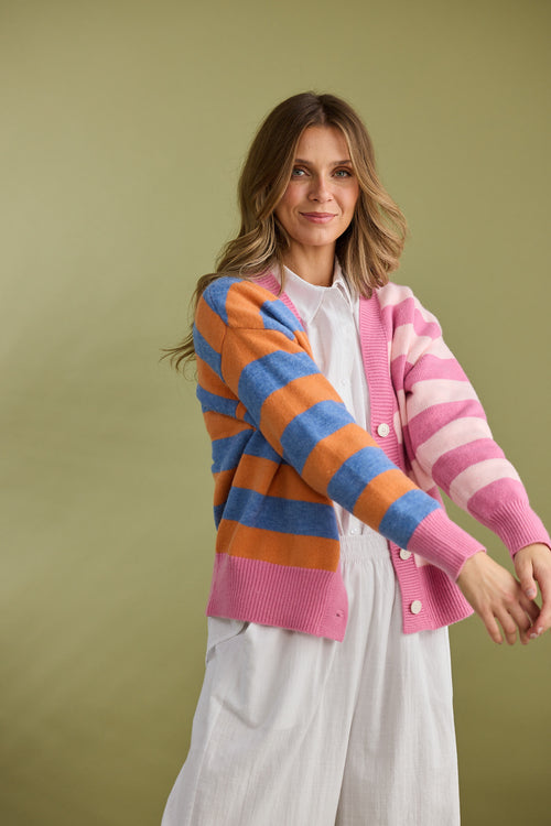 Samba Cardi | Pink Multi