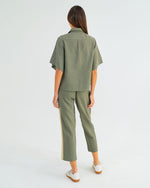 Leah Tapered Trouser | Khaki