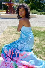 Lucie Dress | Arctic stripe