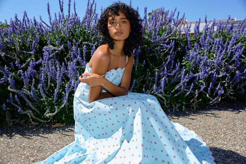 Elena Dress | Arctic Rose