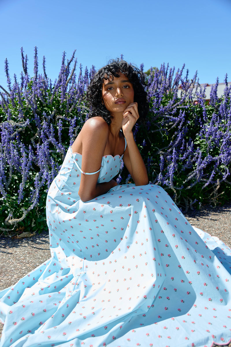 Elena Dress | Arctic Rose