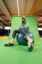 ELITE CLASSIC SNEAKER | GREEN CREAM SHERPA