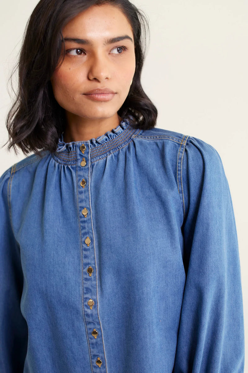 Dakota Shirt | Denim Wash