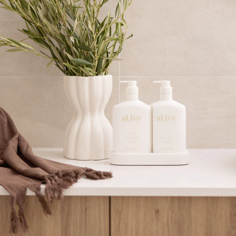 Wash & Lotion Duo + Tray | mango & lychee