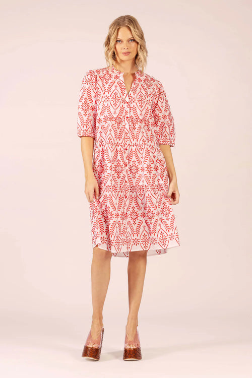 Marilyn Dress | Red Lace