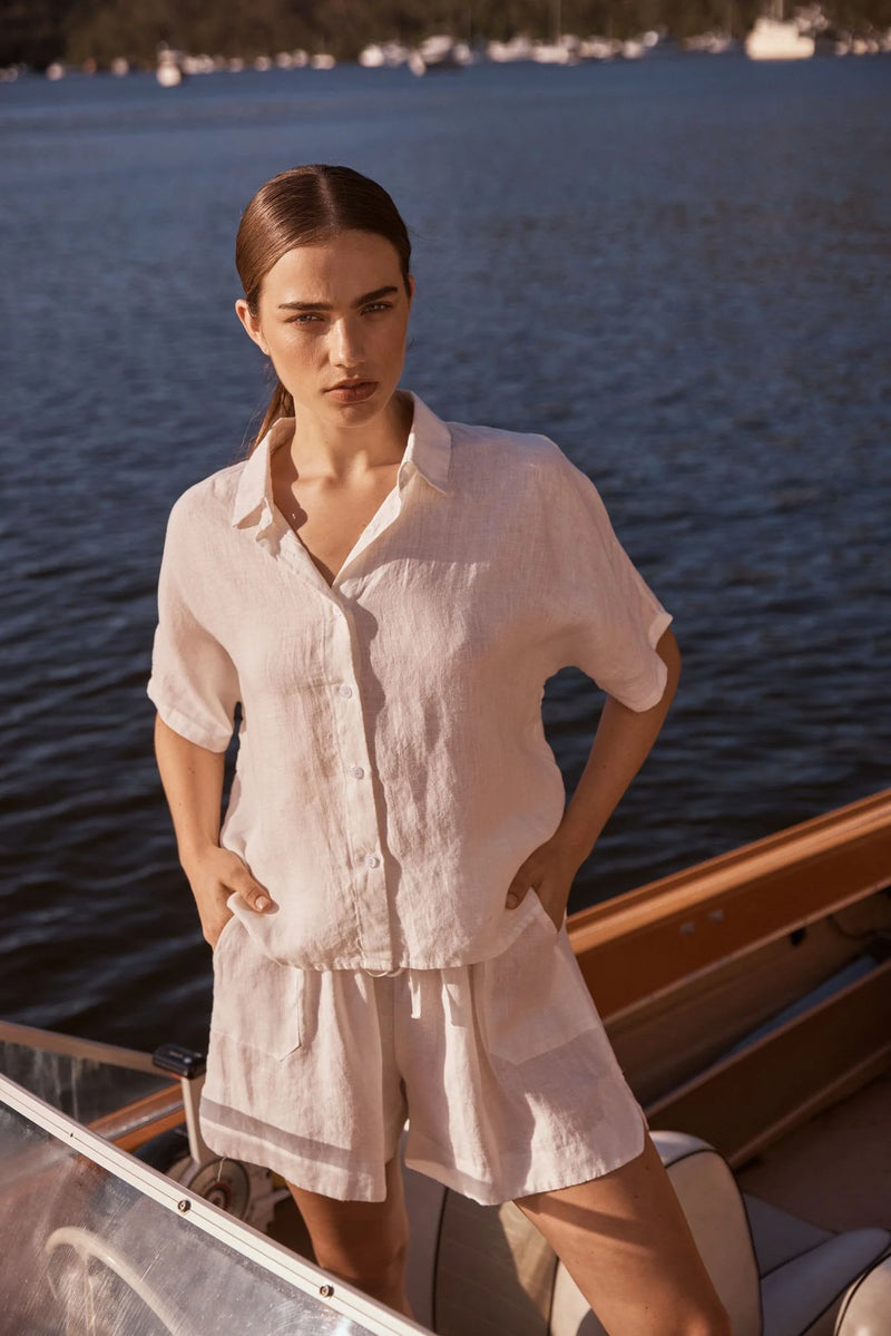 Bronte Shirt | White