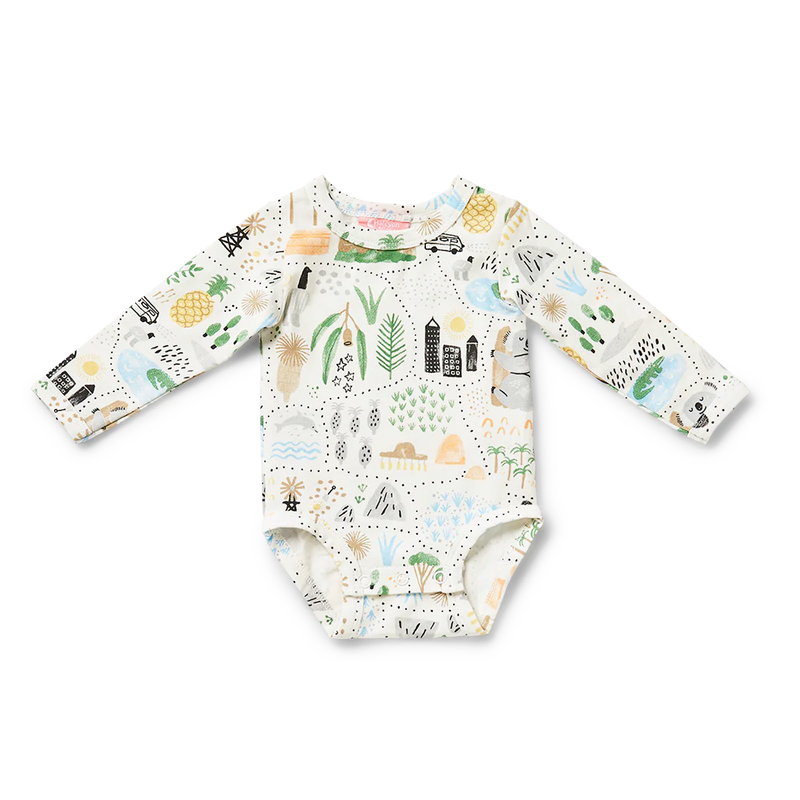 Big Adventures Long Sleeve Bodysuit