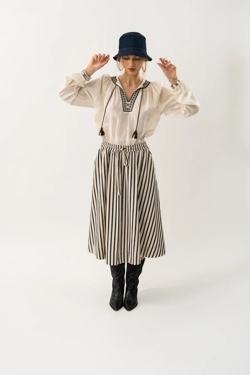 Bristol Skirt | Stripe