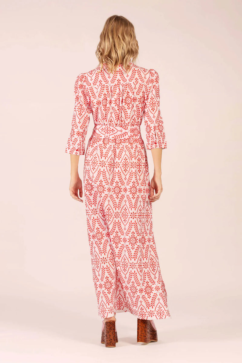 Mary Lace Maxi | Red Lace