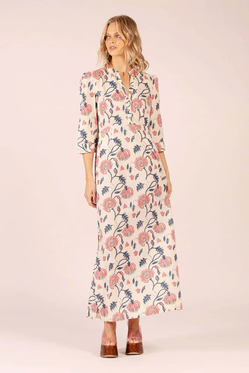 Mary Maxi | Capri Pink Blue