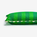 Bold Stripe Green Cushion