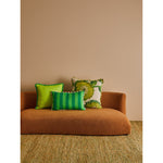 Bold Stripe Green Cushion