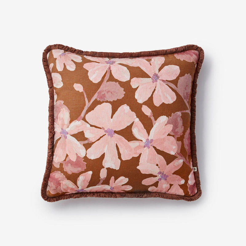 Violet Tan Cushion