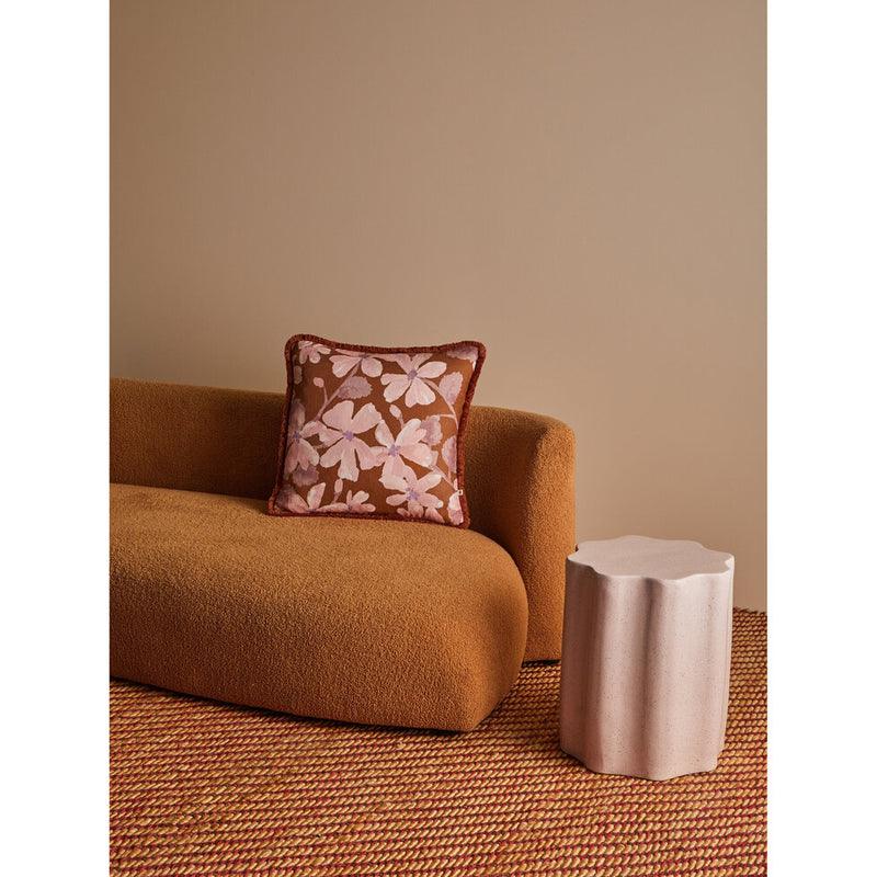 Violet Tan Cushion