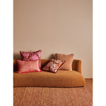 Violet Tan Cushion
