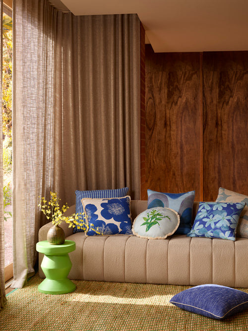 Violet Blue Cushion