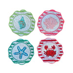 Beaded Coaster set of 4