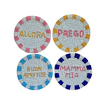 Beaded Coaster set of 4
