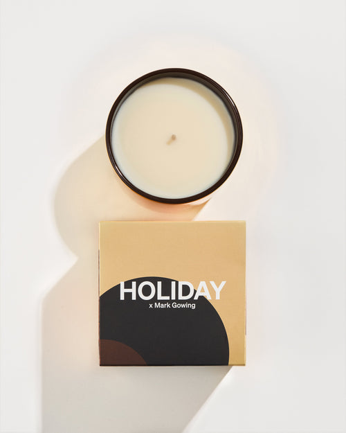 Gold Holiday Buddha Candle