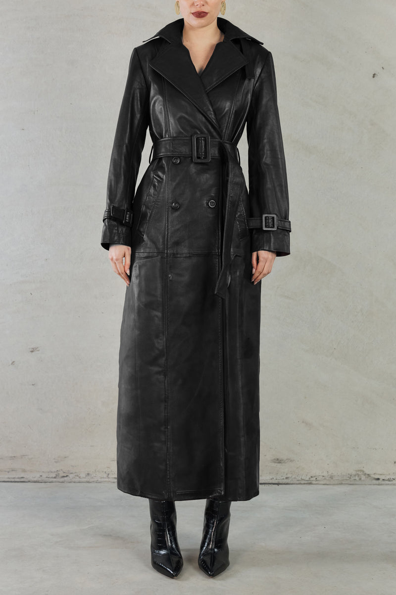 Julia Leather Coat