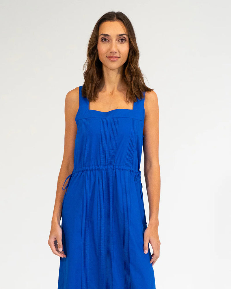 Cape Maxi Dress | Cobalt