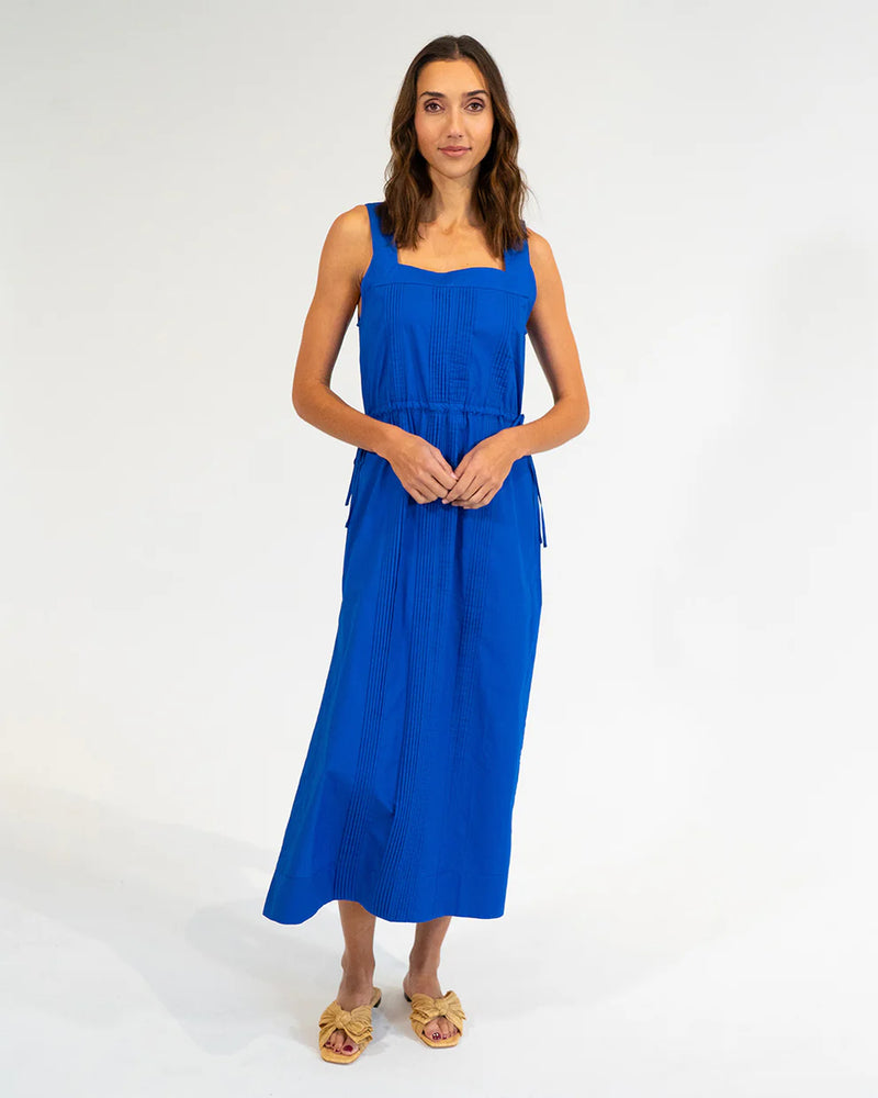Cape Maxi Dress | Cobalt