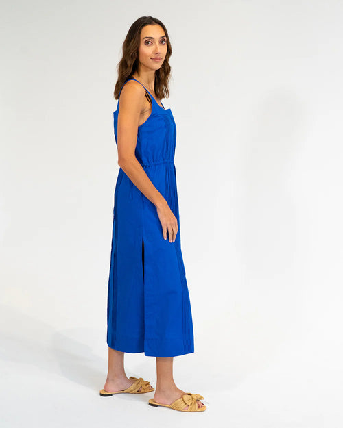 Cape Maxi Dress | Cobalt