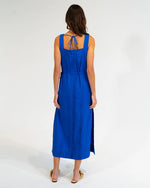 Cape Maxi Dress | Cobalt