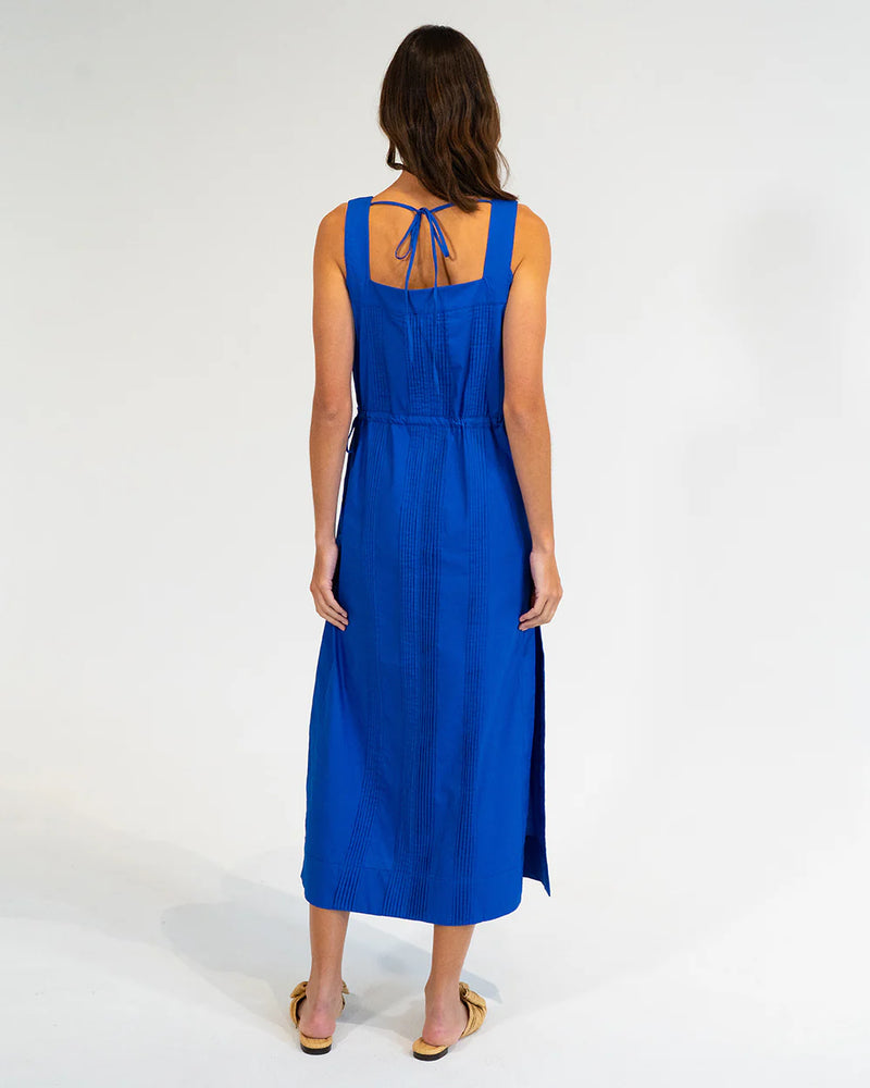 Cape Maxi Dress | Cobalt