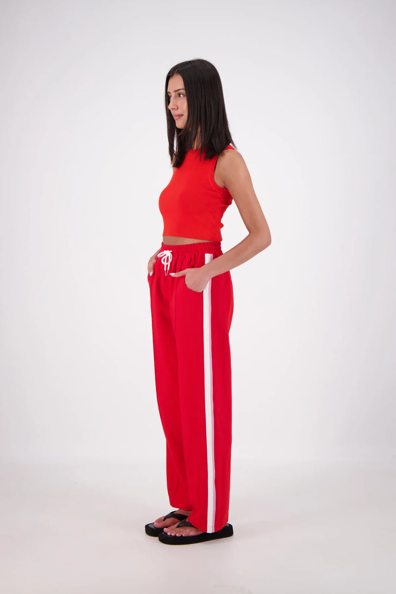 Cassis Trouser | Red
