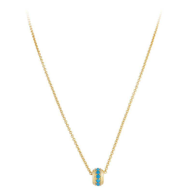Blue Grotto Orb Necklace