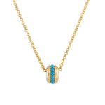 Blue Grotto Orb Necklace