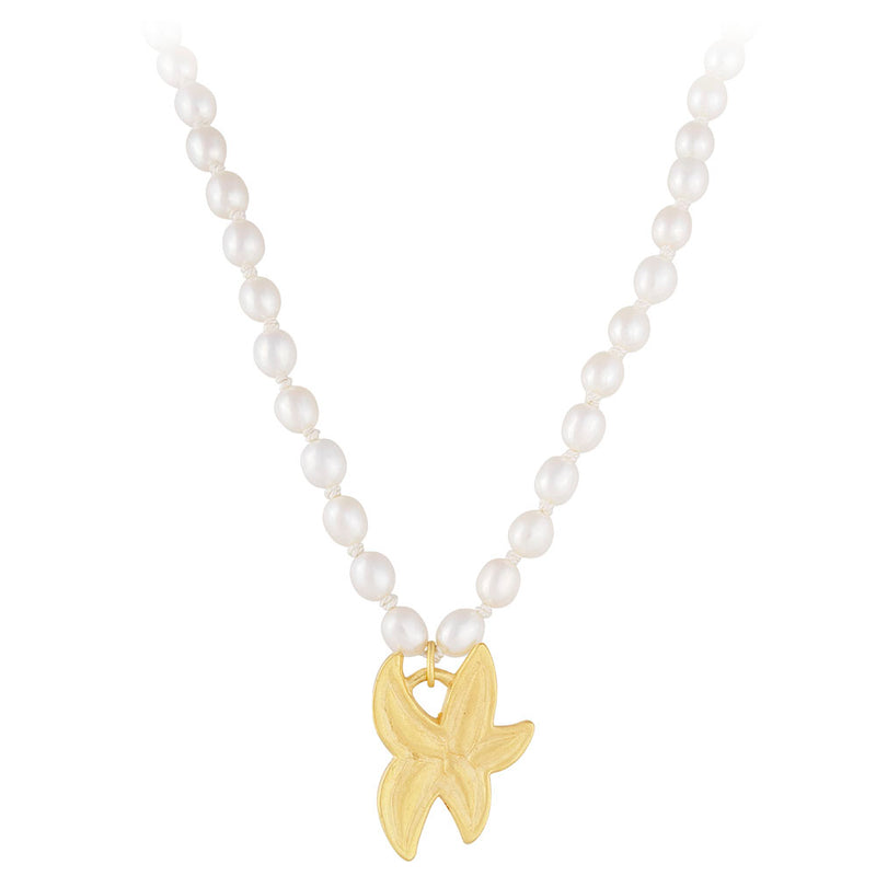 Starfish Pearl Necklace