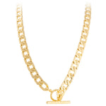 Antique Crystal T Bar Necklace