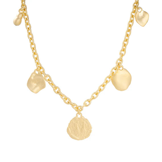 Gold Nomad Charm Necklace