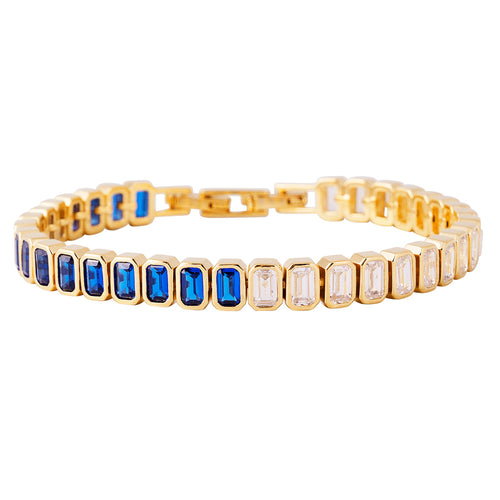 Azure Tennis Bracelet