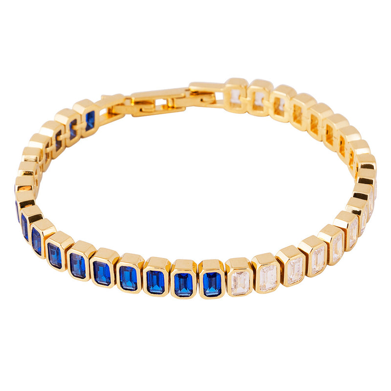 Azure Tennis Bracelet