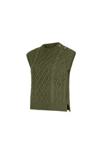 Rural Khaki Cable vest
