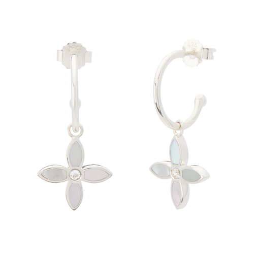 Desert Flower Small Hoop Earring