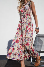 Samo Midi Dress | Flower Print