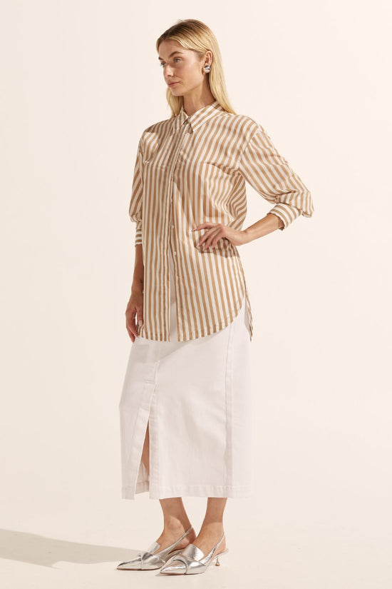 Meridian Skirt | Porcelain Denim