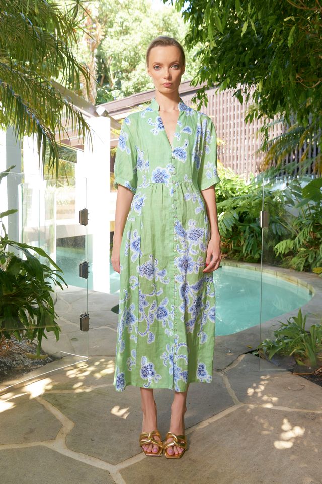 Tilda Sundance Ankle Dress | Green