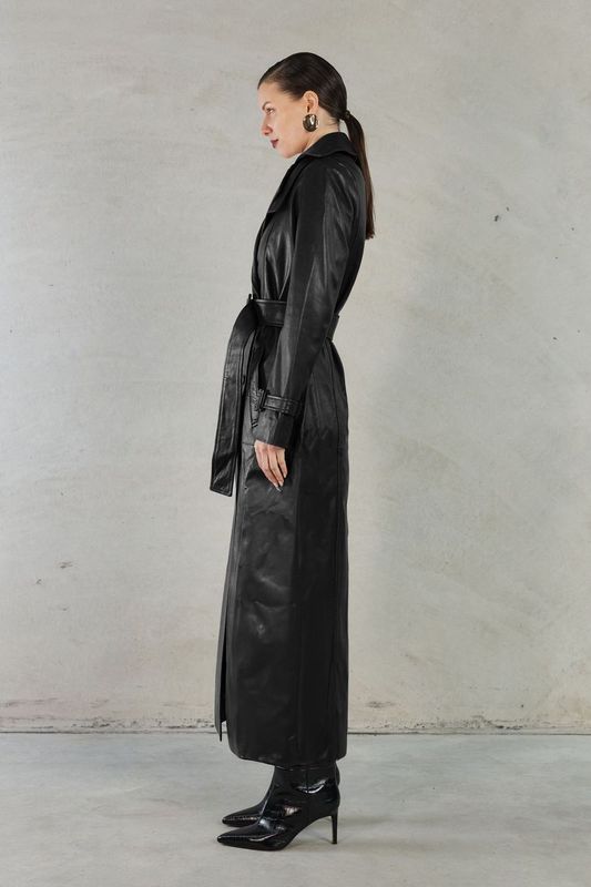 Julia Leather Coat