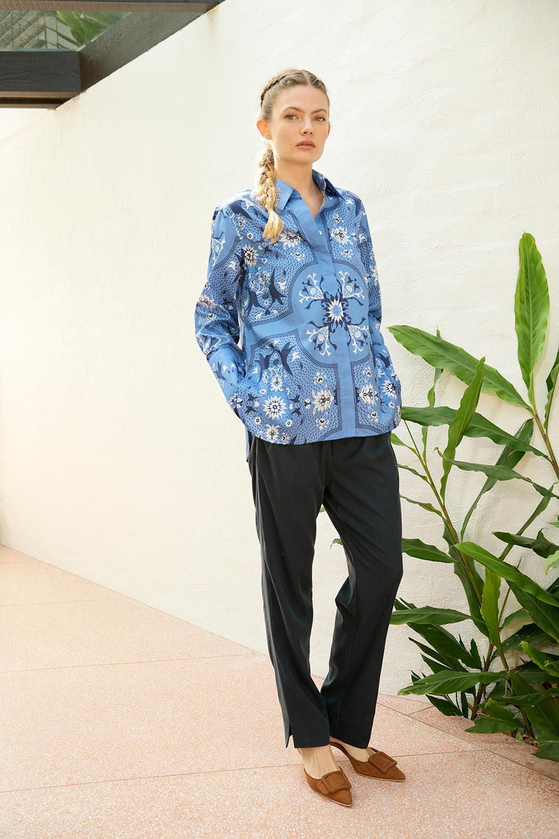 River Bird Shirt | Blue