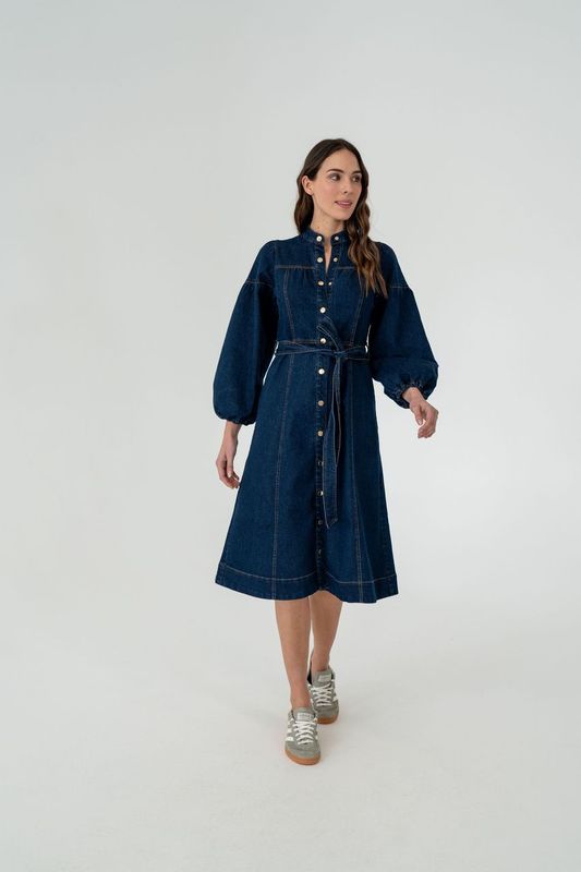 Berkeley Denim Dress | Dark